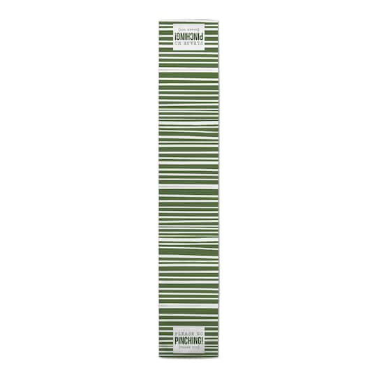 Please No Pinching Stripes 16" x 72" Poly Twill Table Runner